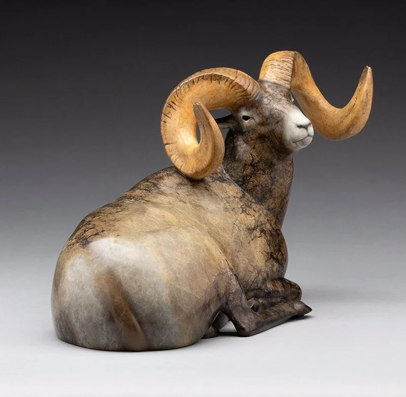 Desert Bighorn Sheep Herd - Maquette Collection — Rowe Fine Art